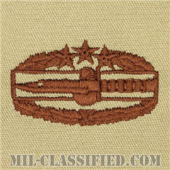 戦闘行動章 (フォース)（Combat Action Badge (CAB), Fourth Award）[デザート/パッチ]の画像
