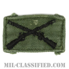 歩兵科章（Infantry Branch Insignia）[サブデュード/兵科章/1960s/コットン100％/パッチ/中古1点物]の画像