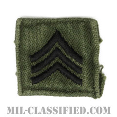 軍曹（Sergeant (SGT)）[サブデュード/階級章/1960s/コットン100％/パッチ/中古1点物]の画像
