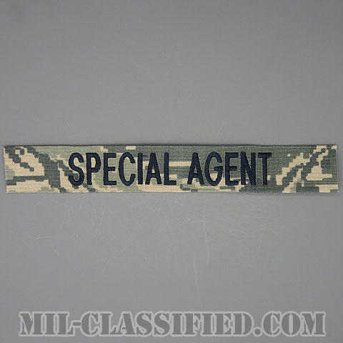 SPECIAL AGENT（Office of Special Investigations(OSI)/アメリカ空軍特別捜査局特別捜査官） [ABU/ブルー刺繍/空軍ネームテープ/生地テープパッチ]画像