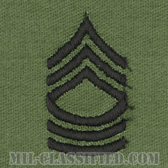 曹長（Master Sergeant (MSG)）[サブデュード/階級章/パッチ/ペア（2枚1組）]画像