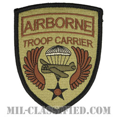 第37空輸隊 (エアボーン:空挺部隊)（37th Airlift Squadron, Airborne Troop）[OCP/メロウエッジ/ベルクロ付パッチ]の画像