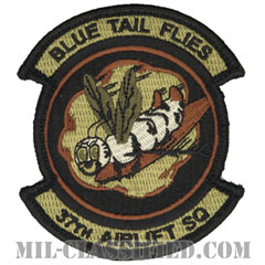 第37空輸隊（37th Airlift Squadron）[OCP/メロウエッジ/ベルクロ付パッチ]の画像