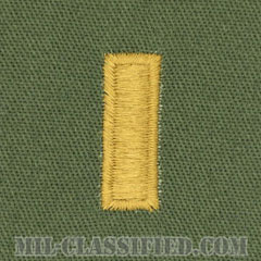 少尉（Second Lieutenant (2LT)）[サブデュード/階級章/パッチ/ペア（2枚1組）]画像