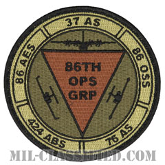 第86作戦群（86th Operations Group）[OCP/メロウエッジ/ベルクロ付パッチ]画像