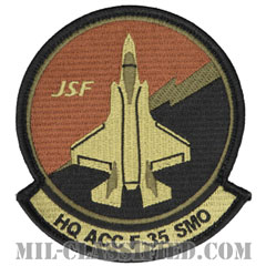 F-35システム管理室（Headquarters Air Combat Command F-35 System Management Office）[OCP/メロウエッジ/ベルクロ付パッチ]画像