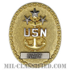 リーダー章 (海軍最先任上等兵曹)（Master Chief Petty Officer of the Navy）[カラー/バッジ]の画像