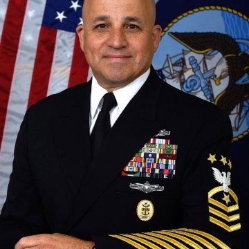リーダー章 (海軍最先任上等兵曹)（Master Chief Petty Officer of the Navy）[カラー/バッジ]画像