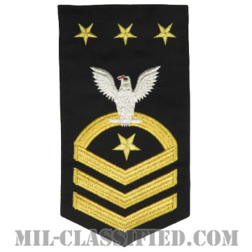 海軍最先任上等兵曹（Master Chief Petty Officer of the Navy）[ネイビーブルー/Male（男性用）/腕章（Rating Badge）階級章]画像