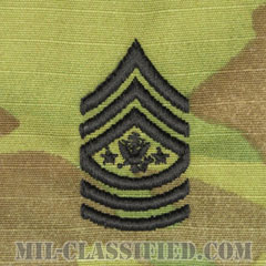 陸軍最先任上級曹長（Sergeant Major of the Army (SMA)）[OCP/階級章/キャップ・チェスト用縫い付けパッチ]画像