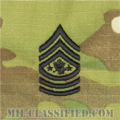 陸軍最先任上級曹長（Sergeant Major of the Army (SMA)）[OCP/階級章/キャップ・チェスト用縫い付けパッチ]画像