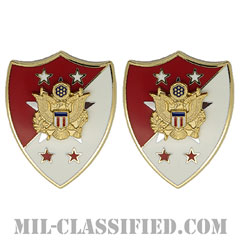 陸軍最先任上級曹長 (先任下士官顧問)（SMA/Senior Enlisted Advisor）[カラー/クレスト（Crest・DUI・DI）バッジ/ペア（2個1組）]の画像