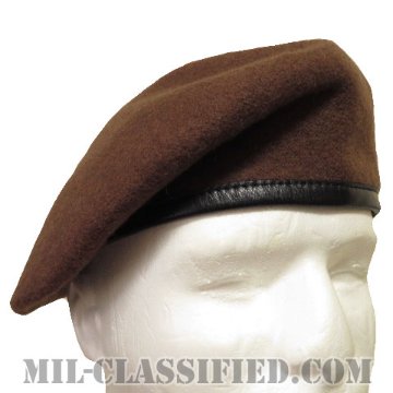 ブラウンベレー（Brown Wool Beret）[ベレー帽/レプリカ]画像