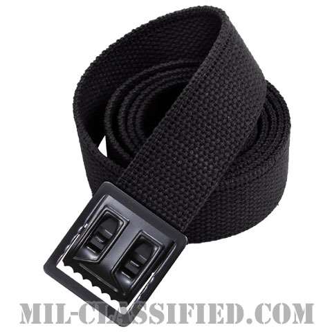 米軍 ブラック・トラウザーズベルト (野戦用オープン型ブラックバックル) [レプリカ]の画像