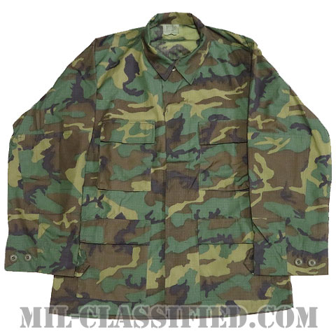 米軍 ERDL ブラウンリーフ BDUジャケット 1980年代ロット M-Rの画像