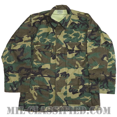 米軍 ERDL ブラウンリーフ BDUジャケット 1980年代ロット M-Rの画像