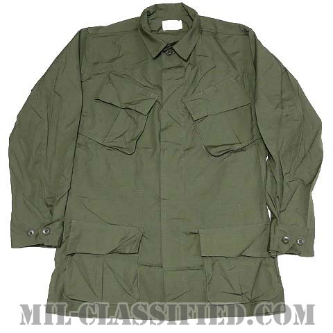 米軍 トロピカルコンバットユニフォーム （ジャングルファティーグ） 4thパターン リップストップ ジャケット S-Lの画像