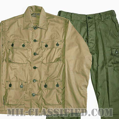 米軍 CISO ライトウエイト カーキジャケット・ODパンツセット US-M [レプリカ]の画像