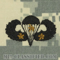 戦闘空挺章 (ベーシック) 降下3回（Combat Parachutist Badge, Basic, Three Jump）[UCP（ACU）/パッチ]の画像