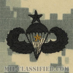 戦闘空挺章 (シニア) 降下1回（Combat Parachutist Badge, Senior, One Jump）[UCP（ACU）/パッチ]画像