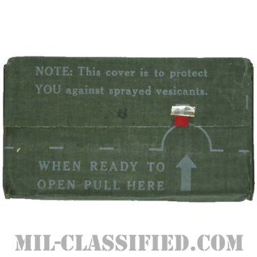 米軍 INDIVIDUAL PROTECTIVE COVER （個人用防ガスカバー） 1943年ロット画像
