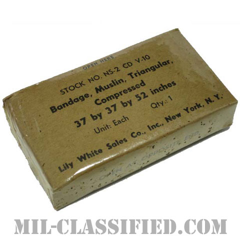 米軍 バンデージ（三角巾）1956年ロットの画像