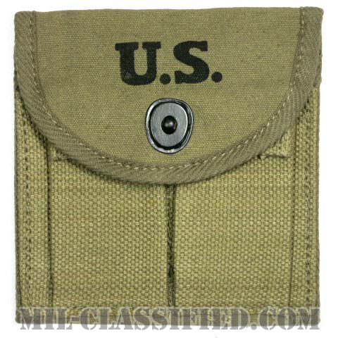 米軍 カーキ M1カービン 15連マガジン用 アムニッションポーチ [レプリカ]の画像