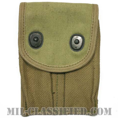 米軍 M1918 M1911/M1911A1(ガバメント)用 カーキ マガジンポーチ [1点物]の画像