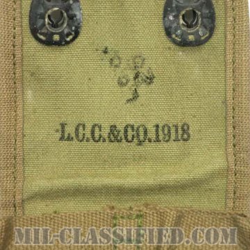米軍 M1918 M1911/M1911A1(ガバメント)用 カーキ マガジンポーチ [1点物]画像