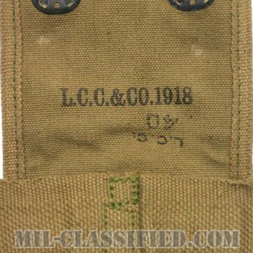 米軍 M1918 M1911/M1911A1(ガバメント)用 カーキ マガジンポーチ [1点物]画像