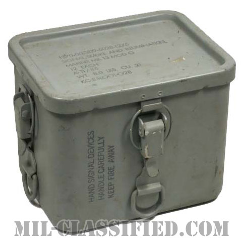 米軍 MK13 MOD 0 シグナルスモークイルミネーション ケース [中古1点物]の画像
