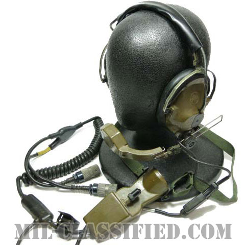 米軍 H-161A ヘッドセット マイク・チェストスイッチ付 [中古1点物]の画像