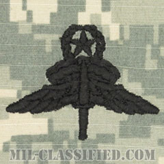 自由降下章 (マスター) （Military Freefall Parachutist Badge, HALO, Jumpmaster）[UCP（ACU）/パッチ]画像