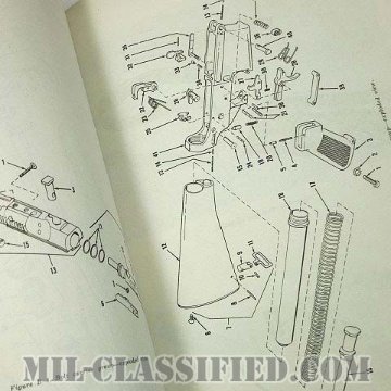 米軍 M16ライフル/M16A1ライフル テクニカルマニュアル 1968年ロット画像