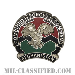 アフガニスタン多国籍軍（Combined Forces Command, Afghanistan）[カラー/クレスト（Crest・DUI・DI）バッジ]の画像