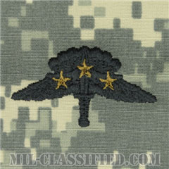 戦闘自由降下章 (ベーシック) 降下3回（Combat Military Freefall Parachutist, Basic, Three Jump）[UCP（ACU）/パッチ]の画像
