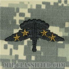 戦闘自由降下章 (ベーシック) 降下4回（Combat Military Freefall Parachutist, Basic, Four Jump）[UCP（ACU）/パッチ]の画像