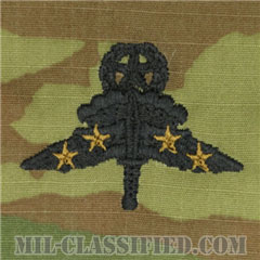 戦闘自由降下章 (マスター) 降下4回（Combat Military Freefall Parachutist, HALO, Jumpmaster, Four Jump）[OCP/パッチ]画像