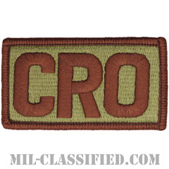 CRO（戦闘捜索救難将校）（Combat Rescue Officer）[OCP/メロウエッジ/ベルクロ付パッチ]の画像