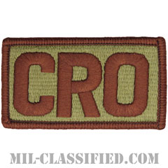 CRO（戦闘捜索救難将校）（Combat Rescue Officer）[OCP/メロウエッジ/ベルクロ付パッチ]画像