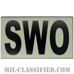 SWO（スタッフウェザーオフィサー）（Staff Weather Officer）[IR（赤外線）反射素材/3.5インチ幅/ベルクロ付パッチ]画像