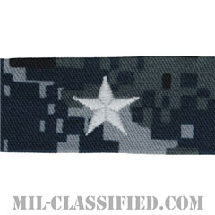 准将 (下級少将)（Rear Admiral Lower Half (RDML)）[NWU Type1/襟用階級章/生地テープパッチ/ペア（2枚1組）]の画像