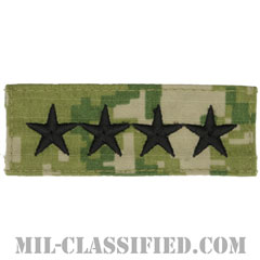 大将（Admiral (ADM)）[NWU Type3（AOR2）/キャップ用階級章/パッチ]の画像