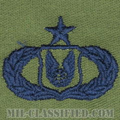 作戦支援章 (シニア)（Operations Support Badge, Senior）[サブデュード/ブルー刺繍/パッチ]画像