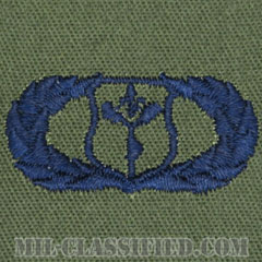 気象章 (ベーシック)（Meteorologist Badge, Basic）[サブデュード/ブルー刺繍/パッチ]の画像