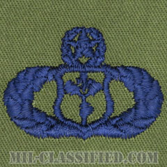 気象章 (マスター)（Meteorologist Badge, Master）[サブデュード/ブルー刺繍/パッチ]の画像