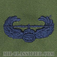 空中突撃章 (エアアサルト)（Air Assault Badge）[サブデュード/ブルー刺繍/パッチ]の画像