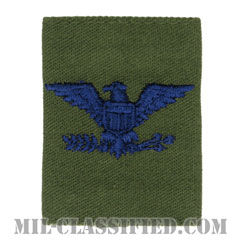 大佐（Colonel (COL)）[サブデュード（Subdued）/ゴアテックスパーカー用スライドオン空軍階級章]の画像