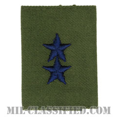 少将（Major General (MG)）[サブデュード（Subdued）/ゴアテックスパーカー用スライドオン空軍階級章]の画像