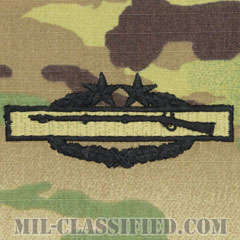 戦闘歩兵章 (サード)（Combat Infantryman Badge (CIB), Third Award）[OCP（7C）/パッチ]の画像